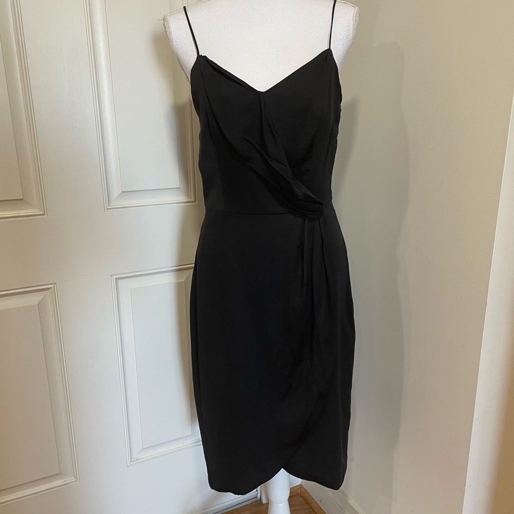 Banana Republic Drape Front Faux Wrap Dress